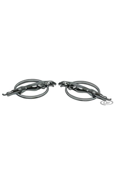 Carub Car Sticker Chrome Jaguar Model 2 Pieces