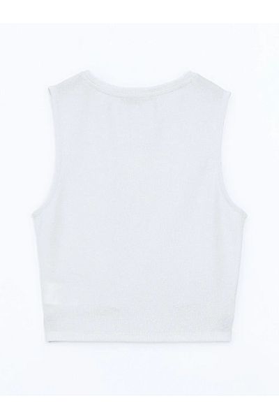 LC Waikiki XSIDE Tricou sport pentru femei, gri argintiu, cu aspect strălucitor