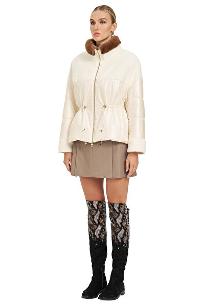 UTOPIAN Beli Lastikli Dik Yaka Mont