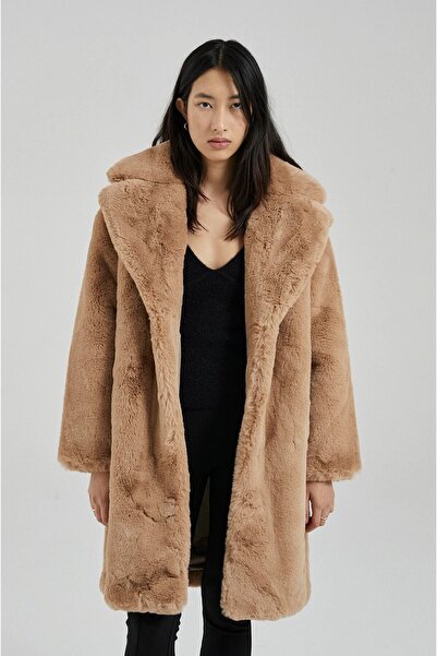 Pissos معطف نسائي مميز مبطن بنقشة الفهد، مناسب للاسترخاء، معطف تيدي