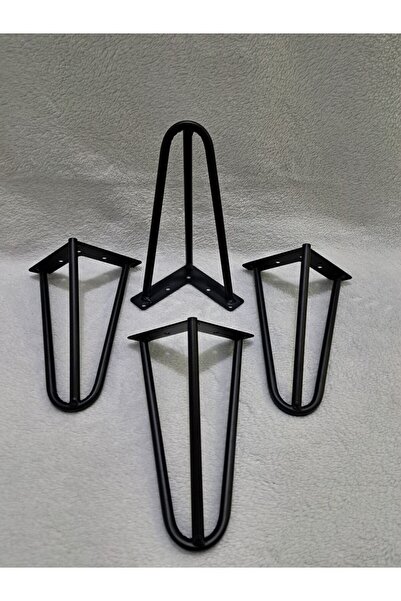 Butik 20 Cm Metal 4 Adet  Siyah Metal Mobilya Dolap Koltuk Kanepe Tv Ünitesi ...