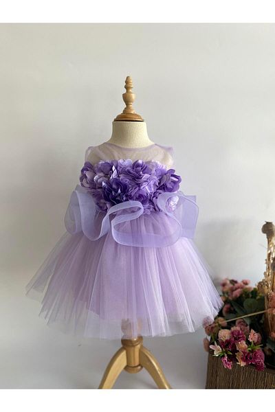 miaras baby Girl's Evening Dress Floral Dress Age 2-6