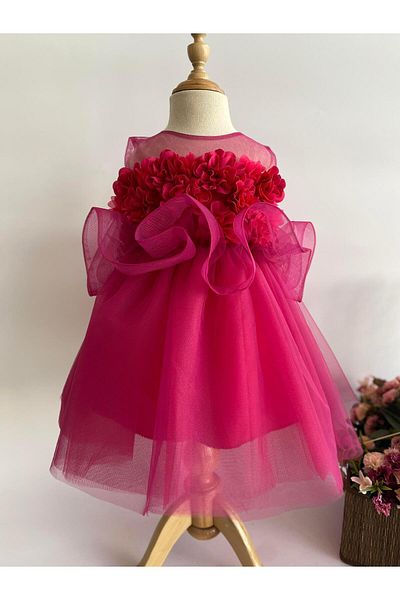 miaras baby Girl's Evening Dress Floral Dress Age 2-6
