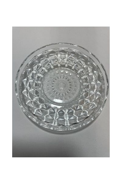 YenisiniAl Alin Adela 6-Piece Glass Tea Plate Tea Plate Base Royaleks-Ryg8030