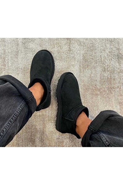 jurbani Garantili Kadın Ultra Mini Model Içi Tüylü Peluşlu Bot