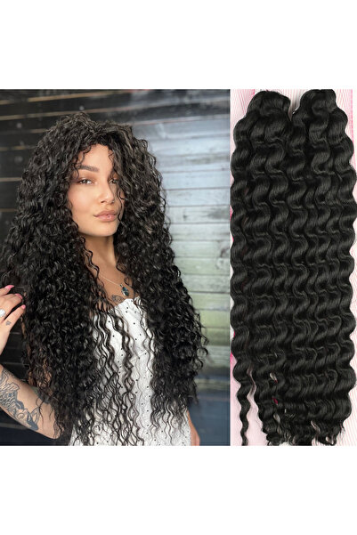 Suzan Peruk Afro Peruk yapımında kullanılan Afro dalgalı fiber saç paketi.2 p...