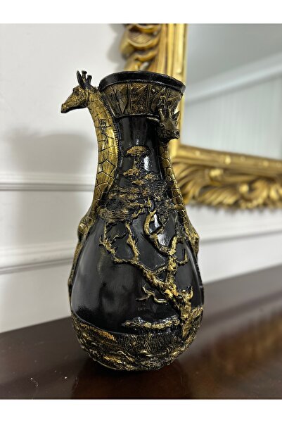 busraconcept Zürafa vazo büyük boy ( 43 cm) el yapımı dekoratif vazo