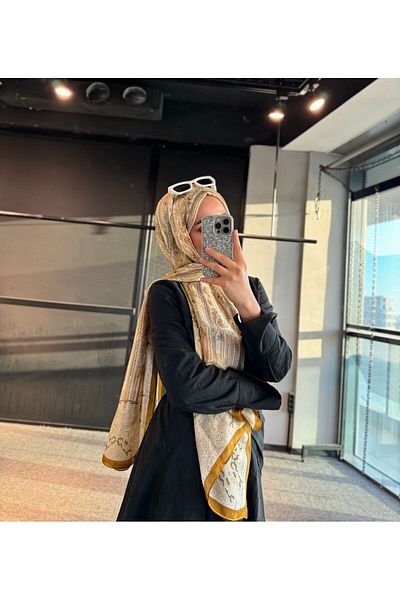 BHRİLTAS Ethnic Patterned Shal
