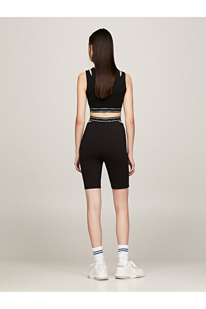 Tommy Hilfiger TOMMY JEANS KADIN LOGO TAPING CYCLE ŞORT TAYT