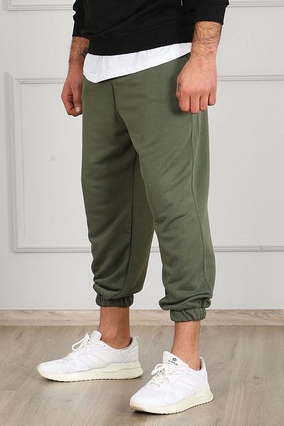 ruNadeS Men's Elastic Leg Cotton Warm Three Thread Comfortable Fit Sweatpants