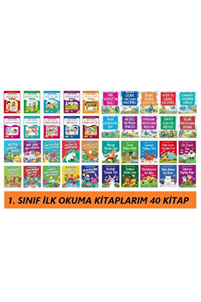 Bıcırık Yayınları 1. Sınıf İlk Okuma Kitaplarım Hikaye Seti (40 Kitap)