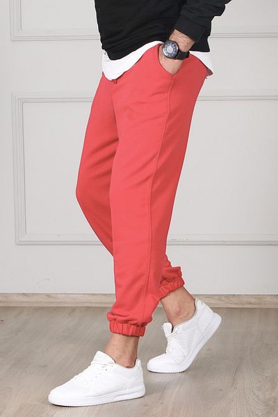 ruNadeS Men's Elastic Leg Cotton Warm Three Thread Comfortable Fit Sweatpants