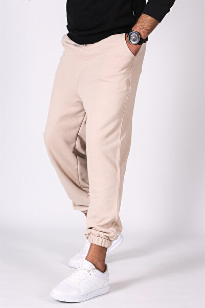 ruNadeS Ανδρικό ελαστικό πόδι, βαμβακερό, ζεστό, άνετο παντελόνι με τρεις κλωστές