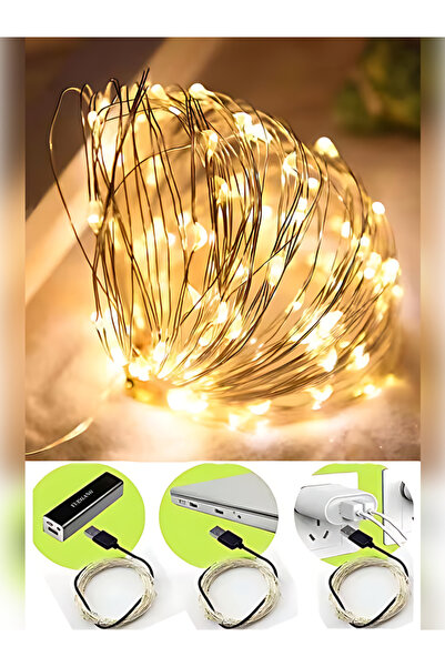 rkm store 10 Metre Gün Işığı USB Peri Led – Dekoratif Şerit Aydınlatma | Çok Amaçlı Süsleme Işığı
