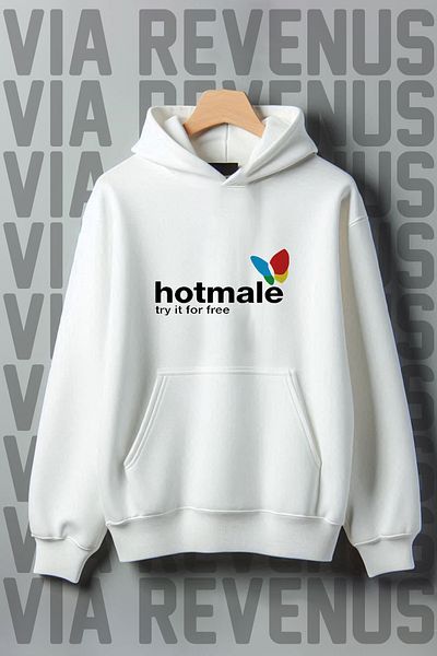 Vordevia Hotmale Kangaroo Pattern - Hanorac cu glugă cu 3 fire