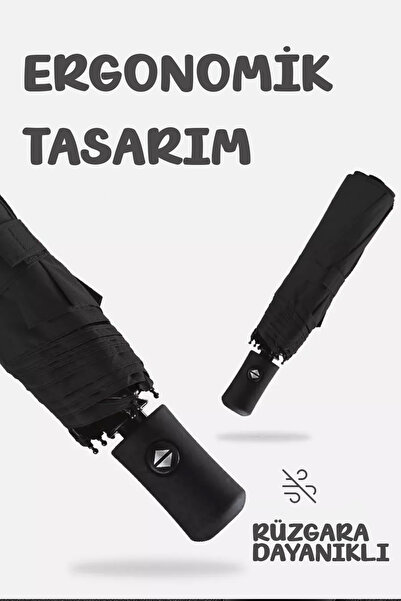 FİTHOME 8 Tel Tam Otomatik Çanta Boy Şemsiye