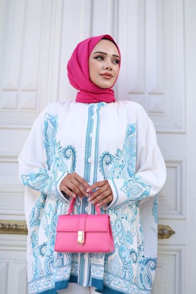 Wovi Moda Patterned Women's Shirt and Trousers Set