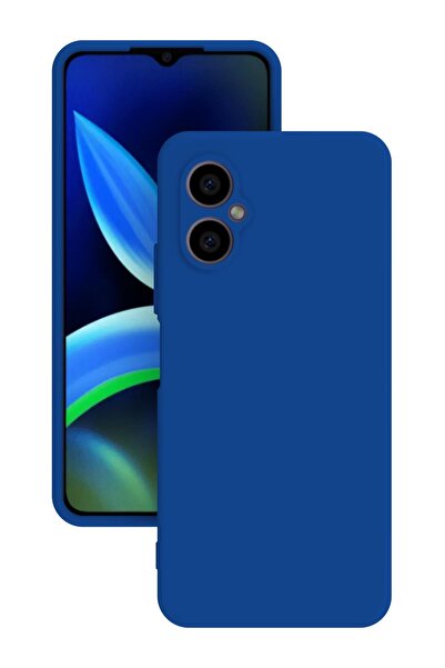 omix X3 Uyumlu Kılıf kamera korumalı silikon Arka Kapak Mavi