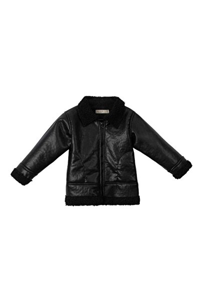 ESKİŞEHİR YUMURCAK İçi Kürklü ve Kürk Detaylı Deri Mont