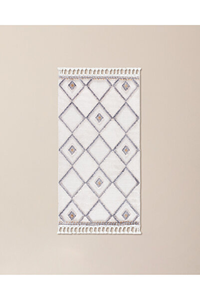 Madame Coco Plemet Halı - Ekru - 80x150 Cm