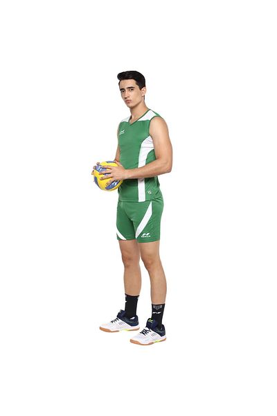 Nivia Flash Volleyball Jersey | Color: Sea Green & White | Size: Medium | For Men & Boys
