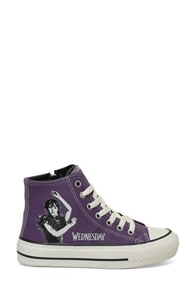 WEDNESDAY PAMA.F4PR Mor Kız Çocuk High Sneaker