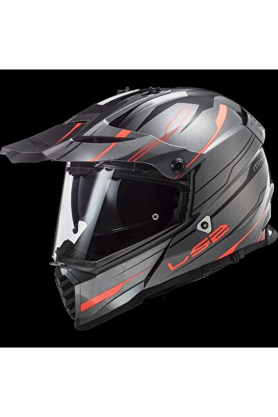 LS2 PIONEER EVO KNIGHT TITANIUM- KASK