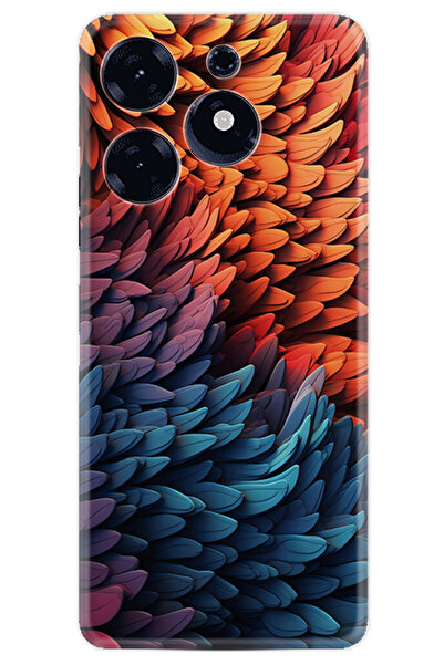 TECNO Spark 10 Pro Kılıf Boutique Baskılı Resimli Yapraklar Pcode -090