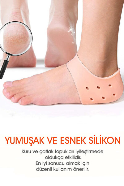 CNGZSHOP Silikon Topuk Koruyucu 1 Çift Ayakkabı Topuk Vurma Önleyici Topuk Ya...