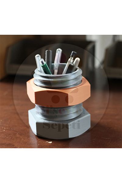 Bi'şeyler Sepeti Nut and Bolt Pen Organizer Organizer