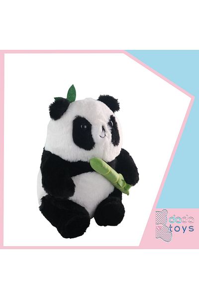 Dada Toys Panda Plush Bamboo Sleeping Friend 30 cm Black - White Hnzrn