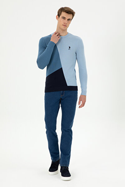 U.S. Polo Assn. بنطلون جينز أزرق للرجال 50298533 -DN0022