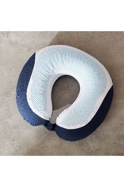 Home Box Lavish Memory Foam Neck Pillow with Cooling Gel