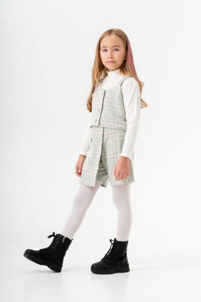 Minigimin Cicileri Cicileri Karirano džepni set za moju malu Suknja-šorts - k...