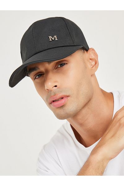Styli Initial Letter Detail Baseball Cap