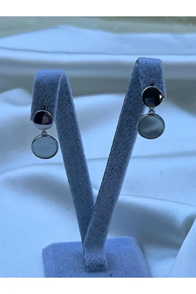 miaroza Pearlescent Steel Earrings