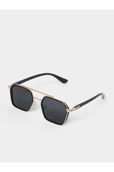 Styli Double Bridge Aviator Sunglasses