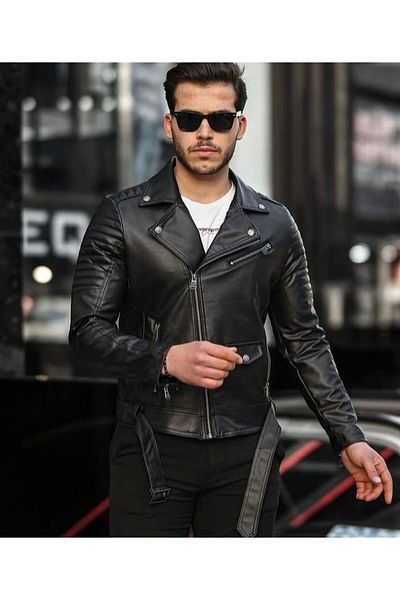 Lord Men's Artificial Leather Coat