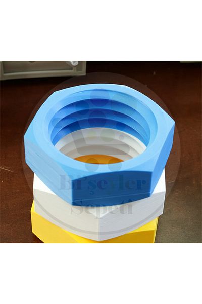 Bi'şeyler Sepeti Pen Holder Organizer - Nut Design