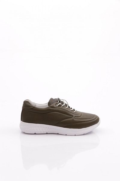 DGN Pantofi de damă cu șireturi Laser Comfort Kaki 31353246