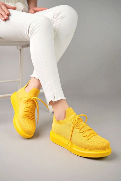 Chekich Pantofi de damă Rt Tricot Yellow