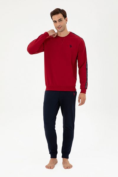 U.S. Polo Assn. Men's Burgundy Pajama Set 50301712-Vr014
