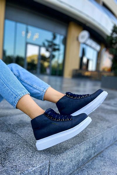 Chekich Γυναικείες μπότες Cbt Roma Navy Blue