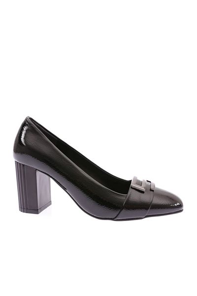 DGN Women's Blunt Toe S Buckle Heeled Shoes - 21 Model