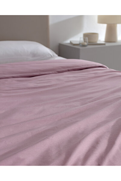 Madame Coco Manon King Size Light Plum - 100% Cotton Ranforce Plain Duvet Cover