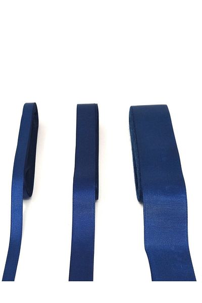 roco paper Κορδέλα Grosgrain, Συσκευασία δώρου, Γάμος, Πάρτι, Χόμπι και Στολισμός, 10m - 4 cm, Navy Blue