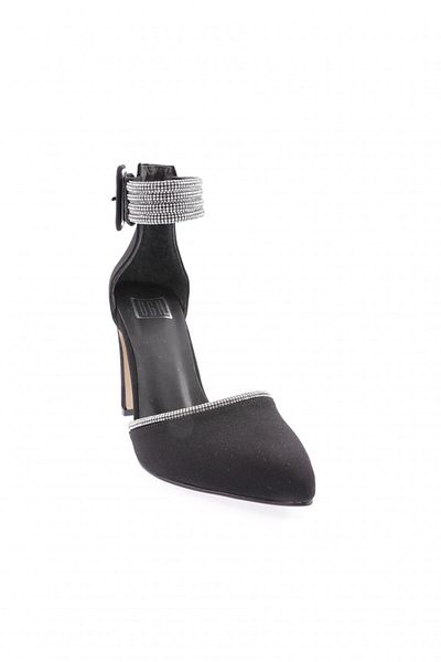 DGN Pantofi cu toc pentru femei Scuba negri - 43133910