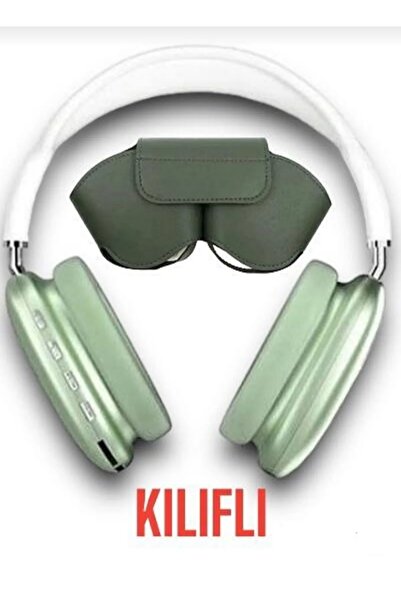 ELNİL BUTİK P9 Air Pro Max Kablosuz 5.0 Mikrofonlu Aux Kablolu Bluetooth Kula...
