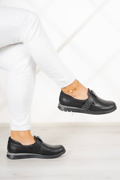 Erkan Saçmacı Daniela Negru din piele naturală - pantofi casual cu cataramă
