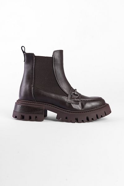 Capone Outfitters Γυναικείες μπότες Trak Sole με Μεταλλικά Αξεσουάρ - Ελαστική σχεδίαση